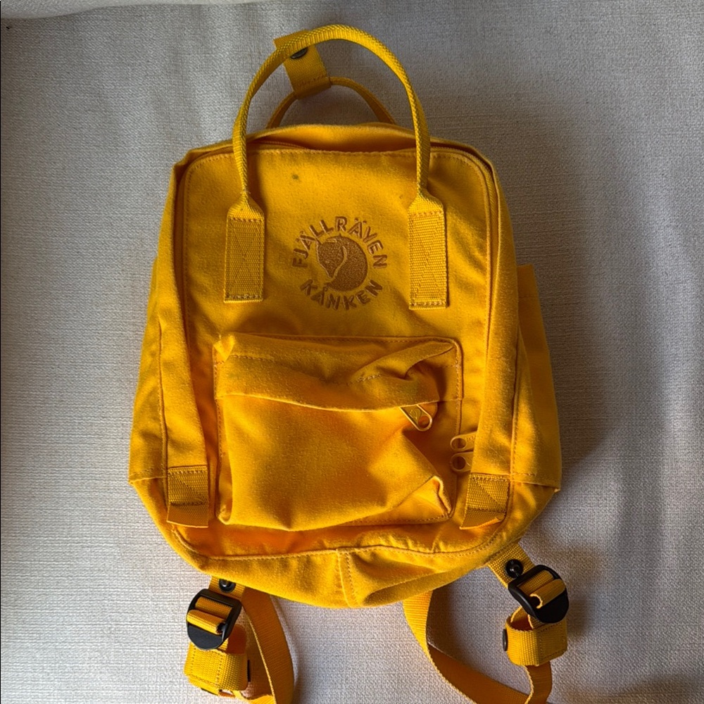 Fjallraven Kanken Yellow Backpack
